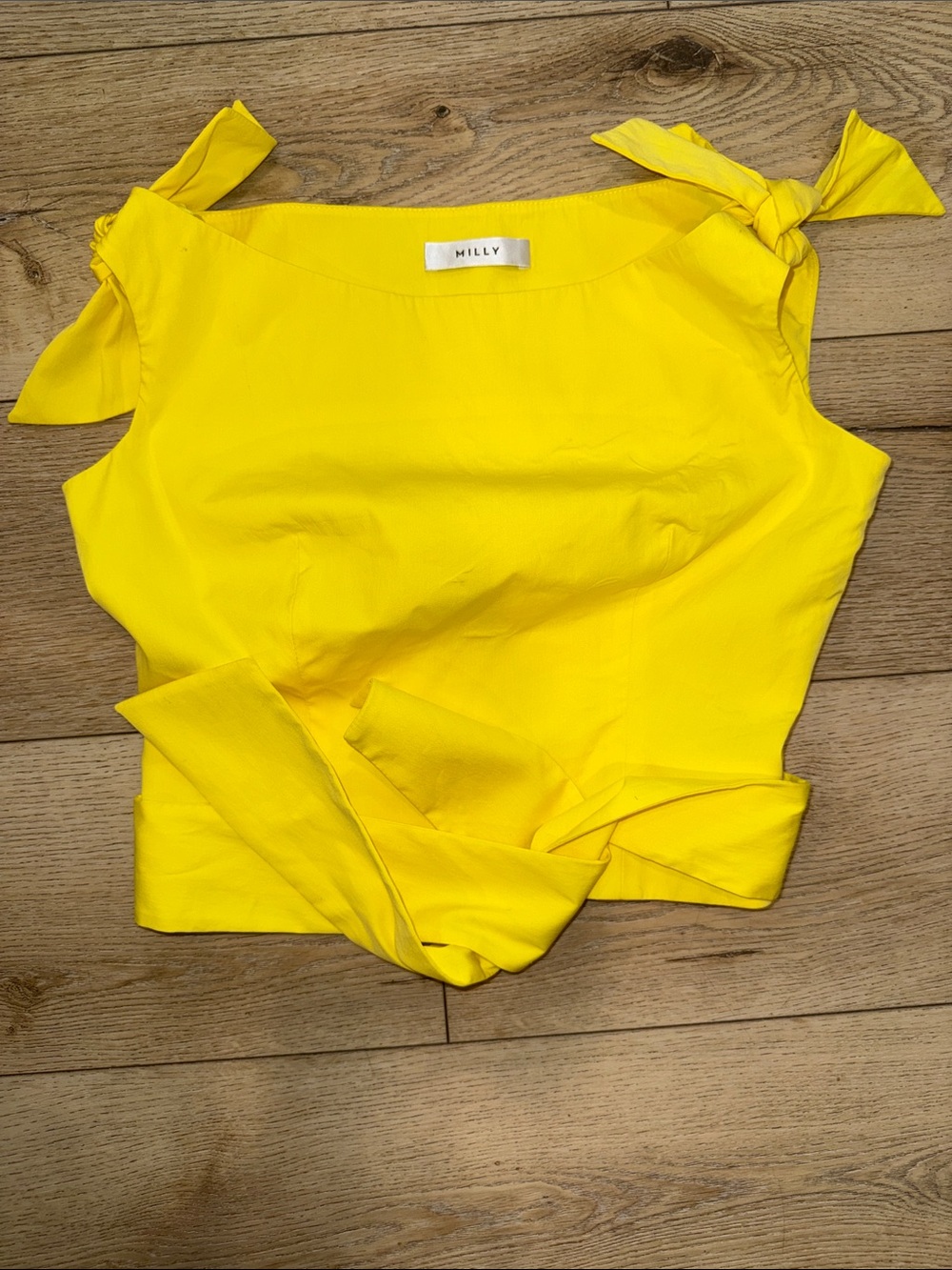 Milly Sleeveless Boatneck Top